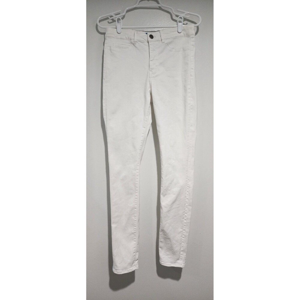 M.i.h Womens Cotton-Blend Bodycon High-Rise Skinny Jeans Power White MIH Size 29